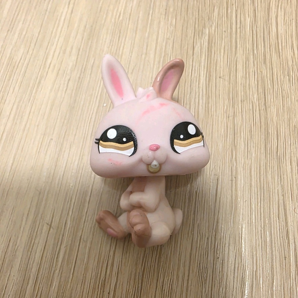 Littlest Pet Shop Light Pink #1366 Bunny Rabbit‎ 2007 Authentic